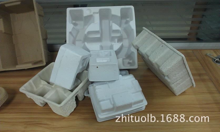 小家电纸浆托 白色湿压产品 环保纸浆 纸浆模塑
